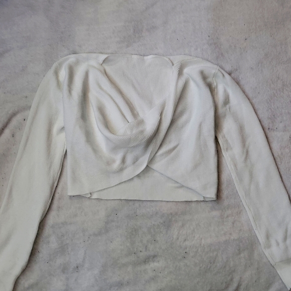 SHEIN Sweaters - Shein white twist front sweater